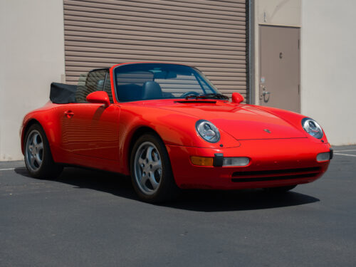 1996 Porsche 911 Carrera 4 Cabriolet in Guards Red — Strada Nera San Diego