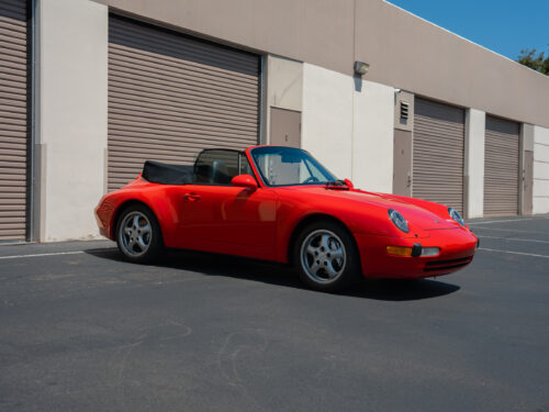 1996 Porsche 911 Carrera 4 Cabriolet in Guards Red — Strada Nera San Diego