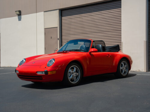 1996 Porsche 911 Carrera 4 Cabriolet in Guards Red — Strada Nera San Diego
