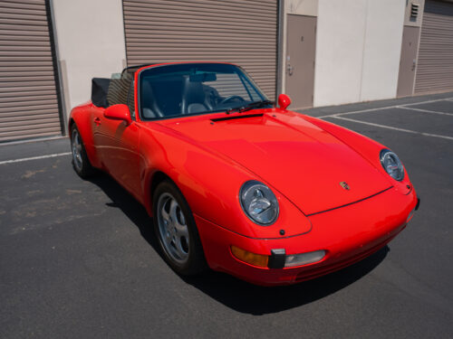 1996 Porsche 911 Carrera 4 Cabriolet in Guards Red — Strada Nera San Diego