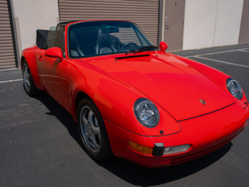 1996 Porsche 911 Carrera 4 Cabriolet in Guards Red — Strada Nera San Diego