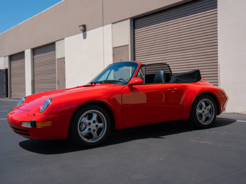 1996 Porsche 911 Carrera 4 Cabriolet in Guards Red — Strada Nera San Diego