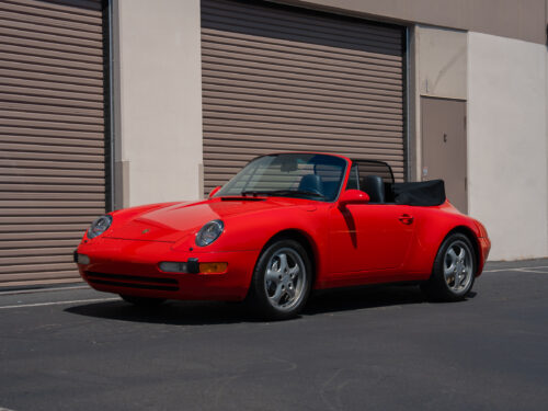 1996 Porsche 911 Carrera 4 Cabriolet in Guards Red — Strada Nera San Diego