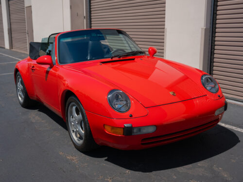 1996 Porsche 911 Carrera 4 Cabriolet in Guards Red — Strada Nera San Diego