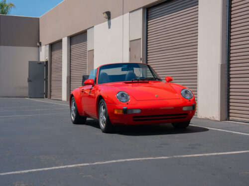 1996 Porsche 911 Carrera 4 Cabriolet in Guards Red — Strada Nera San Diego