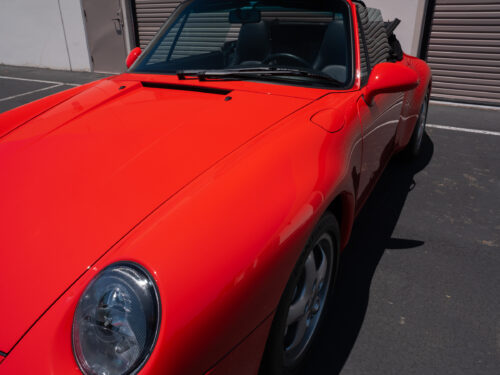 1996 Porsche 911 Carrera 4 Cabriolet in Guards Red — Strada Nera San Diego