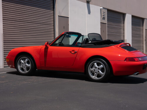 1996 Porsche 911 Carrera 4 Cabriolet in Guards Red — Strada Nera San Diego