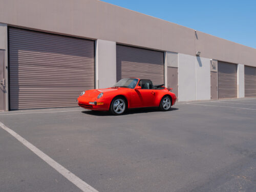 1996 Porsche 911 Carrera 4 Cabriolet in Guards Red — Strada Nera San Diego