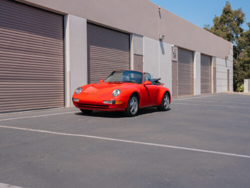 1996 Porsche 911 Carrera 4 Cabriolet in Guards Red — Strada Nera San Diego