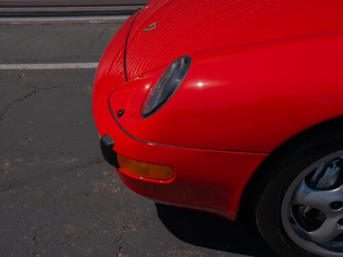 1996 Porsche 911 Carrera 4 Cabriolet in Guards Red — Strada Nera San Diego
