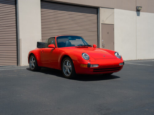 1996 Porsche 911 Carrera 4 Cabriolet in Guards Red — Strada Nera San Diego