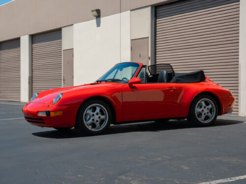 1996 Porsche 911 Carrera 4 Cabriolet in Guards Red — Strada Nera San Diego