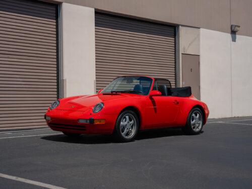 1996 Porsche 911 Carrera 4 Cabriolet in Guards Red — Strada Nera San Diego
