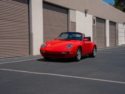 1996 Porsche 911 Carrera 4 Cabriolet in Guards Red — Strada Nera San Diego