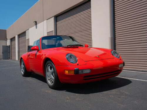 1996 Porsche 911 Carrera 4 Cabriolet in Guards Red — Strada Nera San Diego