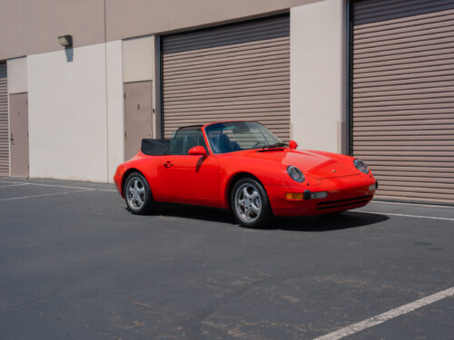1996 Porsche 911 Carrera 4 Cabriolet in Guards Red — Strada Nera San Diego