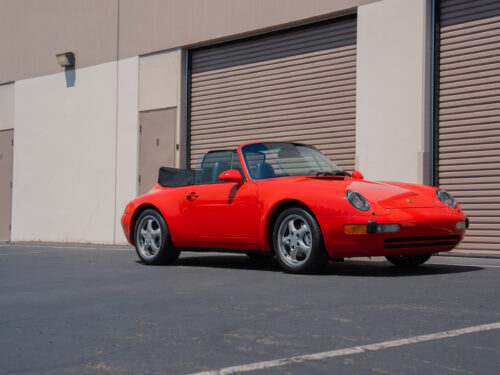 1996 Porsche 911 Carrera 4 Cabriolet in Guards Red — Strada Nera San Diego