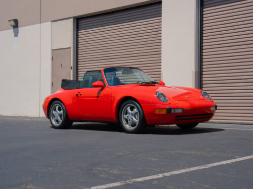 1996 Porsche 911 Carrera 4 Cabriolet in Guards Red — Strada Nera San Diego