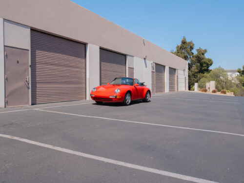 1996 Porsche 911 Carrera 4 Cabriolet in Guards Red — Strada Nera San Diego