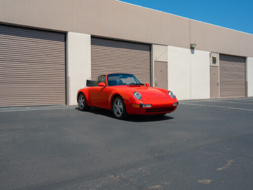 1996 Porsche 911 Carrera 4 Cabriolet in Guards Red — Strada Nera San Diego