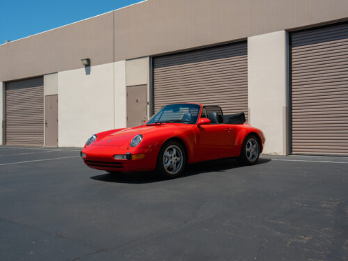 1996 Porsche 911 Carrera 4 Cabriolet in Guards Red — Strada Nera San Diego