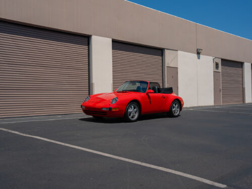 1996 Porsche 911 Carrera 4 Cabriolet in Guards Red — Strada Nera San Diego