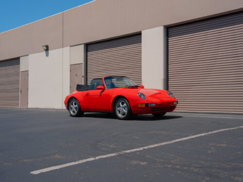 1996 Porsche 911 Carrera 4 Cabriolet in Guards Red — Strada Nera San Diego