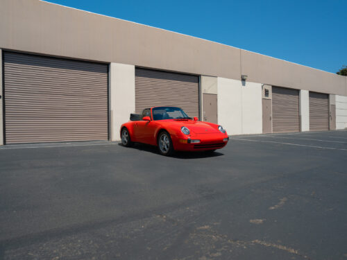 1996 Porsche 911 Carrera 4 Cabriolet in Guards Red — Strada Nera San Diego