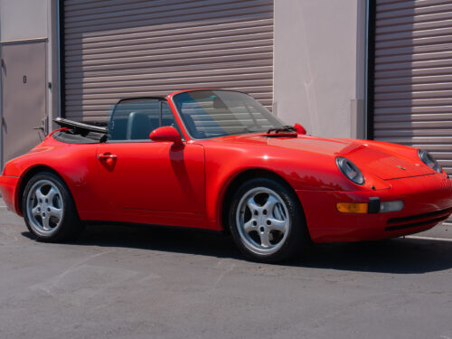 1996 Porsche 911 Carrera 4 Cabriolet in Guards Red — Strada Nera San Diego