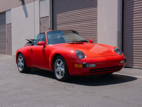 1996 Porsche 911 Carrera 4 Cabriolet in Guards Red — Strada Nera San Diego