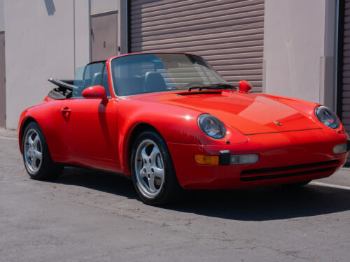 1996 Porsche 911 Carrera 4 Cabriolet in Guards Red — Strada Nera San Diego