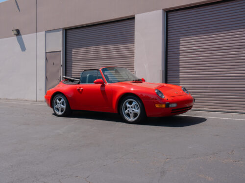 1996 Porsche 911 Carrera 4 Cabriolet in Guards Red — Strada Nera San Diego