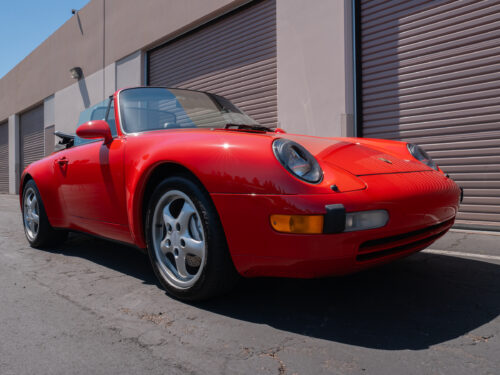 1996 Porsche 911 Carrera 4 Cabriolet in Guards Red — Strada Nera San Diego