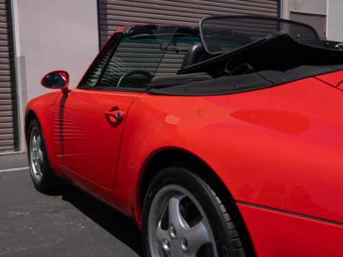 1996 Porsche 911 Carrera 4 Cabriolet in Guards Red — Strada Nera San Diego