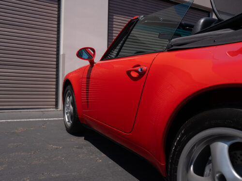 1996 Porsche 911 Carrera 4 Cabriolet in Guards Red — Strada Nera San Diego