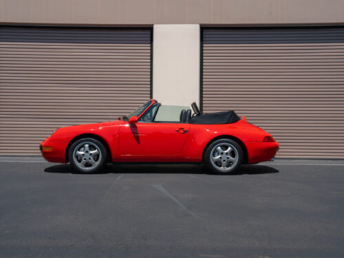 1996 Porsche 911 Carrera 4 Cabriolet in Guards Red — Strada Nera San Diego
