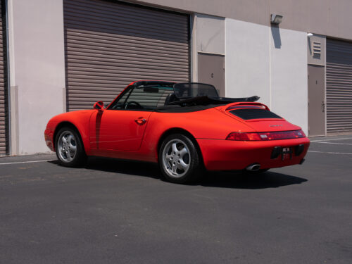 1996 Porsche 911 Carrera 4 Cabriolet in Guards Red — Strada Nera San Diego
