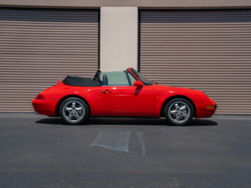 1996 Porsche 911 Carrera 4 Cabriolet in Guards Red — Strada Nera San Diego