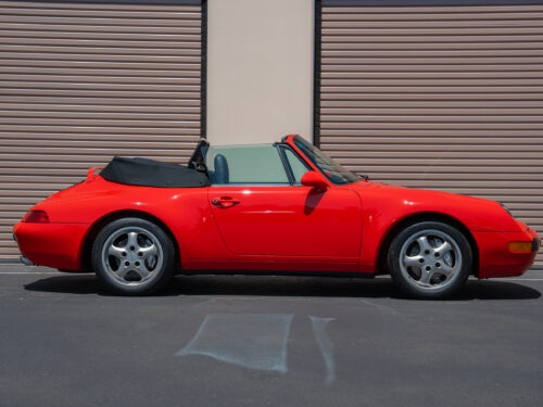1996 Porsche 911 Carrera 4 Cabriolet in Guards Red — Strada Nera San Diego