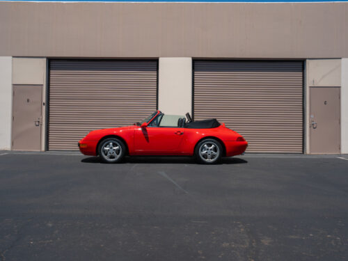 1996 Porsche 911 Carrera 4 Cabriolet in Guards Red — Strada Nera San Diego