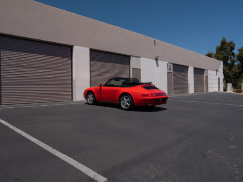1996 Porsche 911 Carrera 4 Cabriolet in Guards Red — Strada Nera San Diego