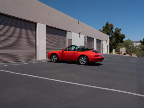 1996 Porsche 911 Carrera 4 Cabriolet in Guards Red — Strada Nera San Diego