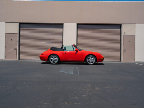 1996 Porsche 911 Carrera 4 Cabriolet in Guards Red — Strada Nera San Diego
