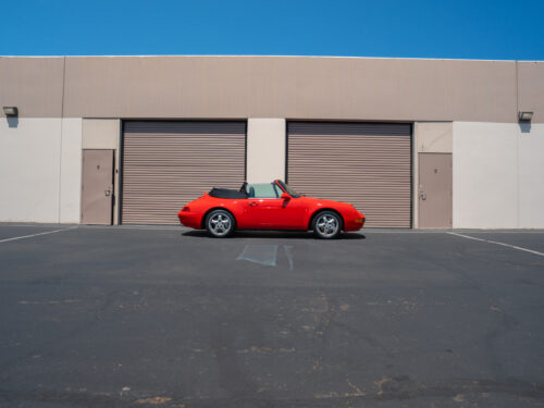 1996 Porsche 911 Carrera 4 Cabriolet in Guards Red — Strada Nera San Diego