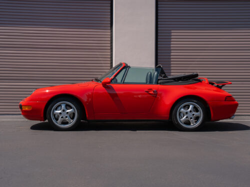 1996 Porsche 911 Carrera 4 Cabriolet in Guards Red — Strada Nera San Diego