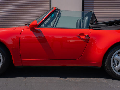 1996 Porsche 911 Carrera 4 Cabriolet in Guards Red — Strada Nera San Diego