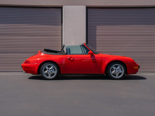1996 Porsche 911 Carrera 4 Cabriolet in Guards Red — Strada Nera San Diego