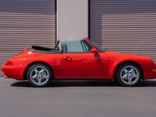 1996 Porsche 911 Carrera 4 Cabriolet in Guards Red — Strada Nera San Diego