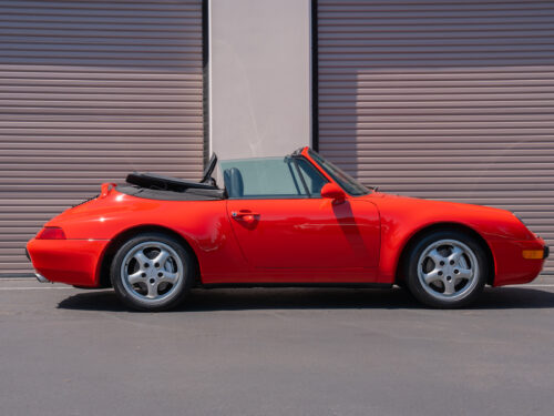 1996 Porsche 911 Carrera 4 Cabriolet in Guards Red — Strada Nera San Diego