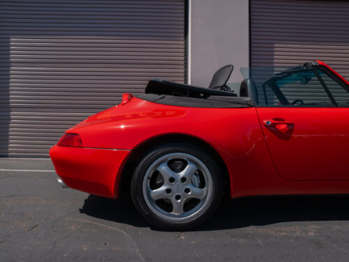 1996 Porsche 911 Carrera 4 Cabriolet in Guards Red — Strada Nera San Diego